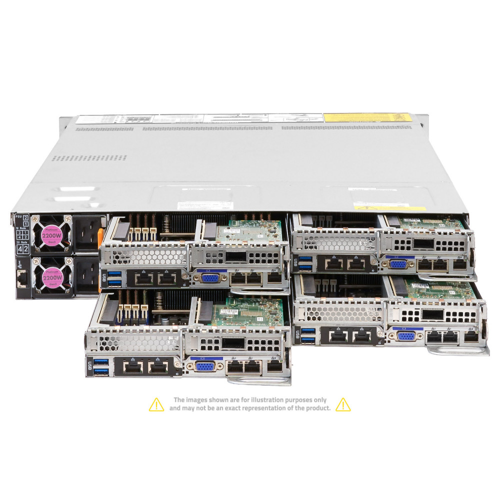 GIGABYTE HDS H262-Z63 8x AMD EPYC 7402 512GB RAM 4 x 1.6TB U.2 NVME RAILS